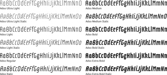 Adso Font Preview