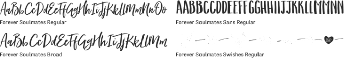 Forever Soulmates Font Preview