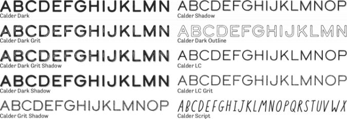 Calder Font Preview