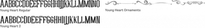 Young Heart Font Preview