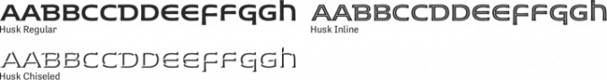 Husk Font Preview