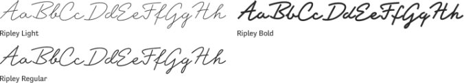 Ripley Font Preview