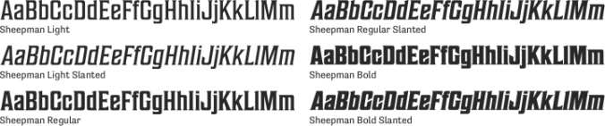 Sheepman Font Preview