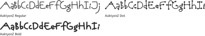 AuktyonZ Font Preview