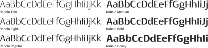 Rabelo Font Preview