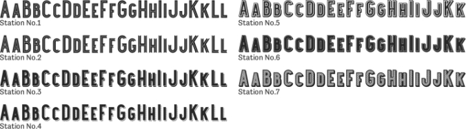 Station font download