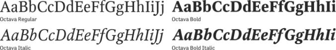 Octava Font Preview
