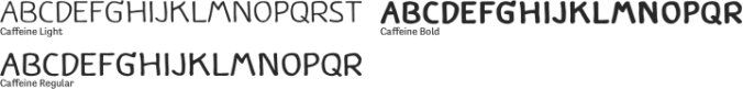 Caffeine Font Preview