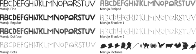 Marujo Font Preview