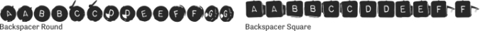 Backspacer Font Preview