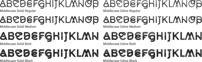 Middlecase font download