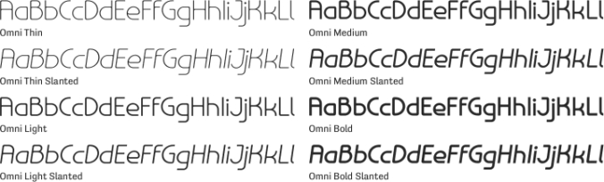 Omni Font Preview