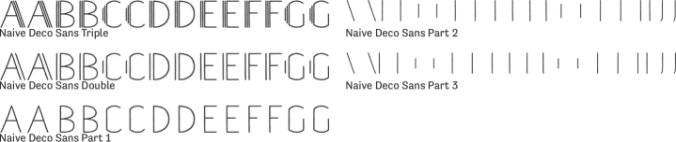 Naive Deco Sans Font Preview