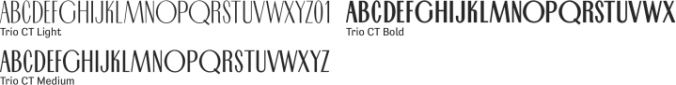 Trio CT Font Preview