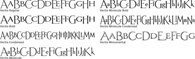 Vectis Font Preview