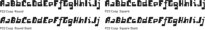 P22 Cusp Font Preview
