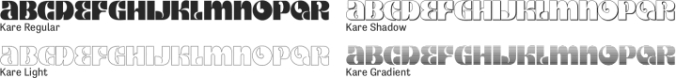 Kare Font Preview