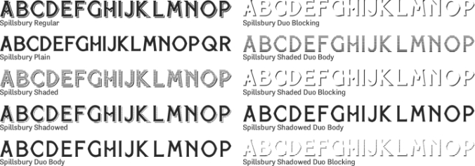 Spillsbury Font Preview
