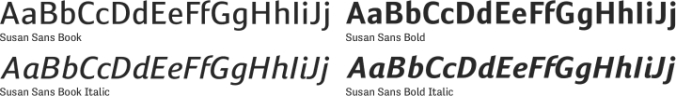 Susan Sans Font Preview