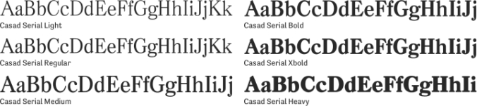 Casad Serial font download