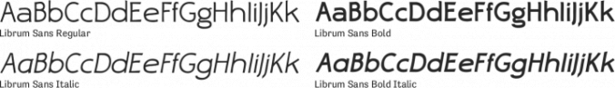 Librum Sans Font Preview