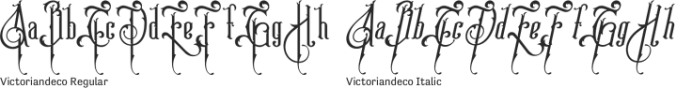 Victoriandeco Font Preview