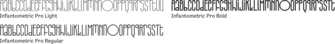 Infantometric Pro Font Preview