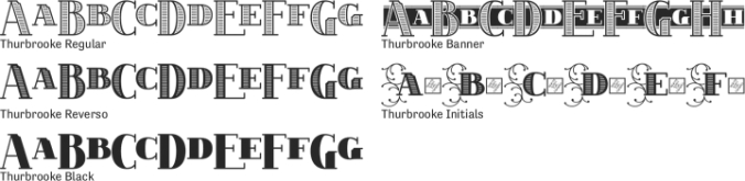 Thurbrooke Font Preview