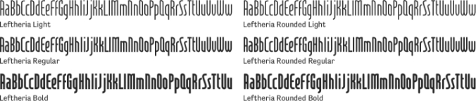 Leftheria Font Preview