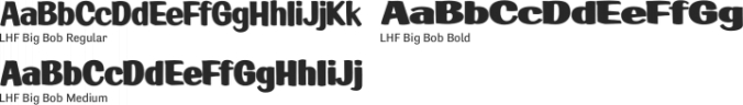 LHF Big Bob Font Preview