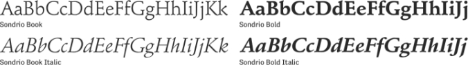 Sondrio Font Preview