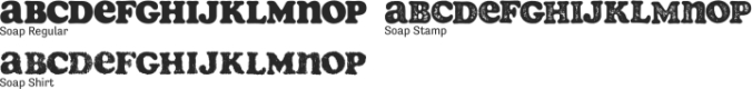 Soap Font Preview