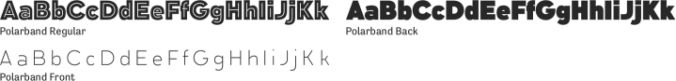 Polarband Font Preview