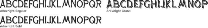 Arkwright Font Preview