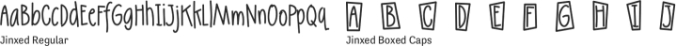 Jinxed Font Preview