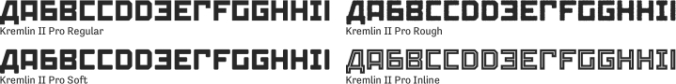 Kremlin II Pro Font Preview
