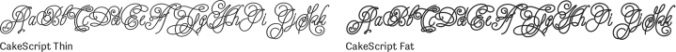 CakeScript Font Preview