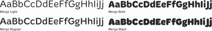 Merge Font Preview