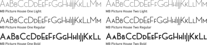 MB Picture House Font Preview