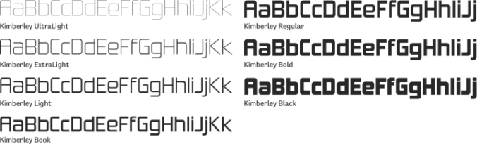 Kimberley Font Preview