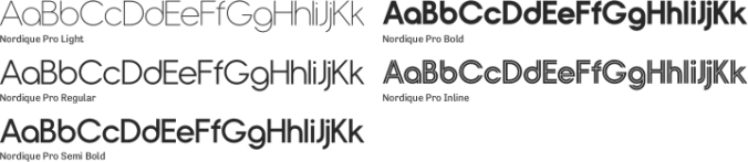Nordique Pro Font Preview