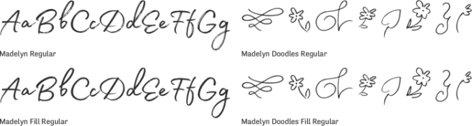 Madelyn Font Preview