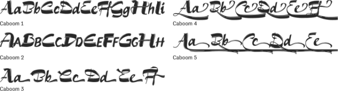 Caboom Font Preview