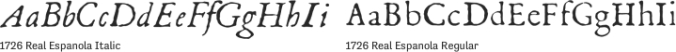 1726 Real Espanola Font Preview