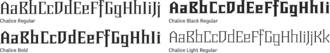 Chalice Font Preview