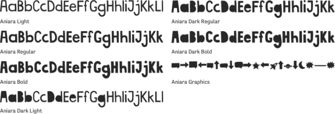 Aniara Font Preview
