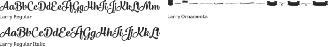 Larry Font Preview