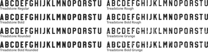 Treadstone Font Preview
