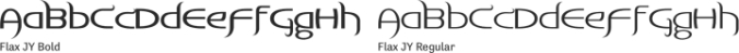 Flax JY Font Preview