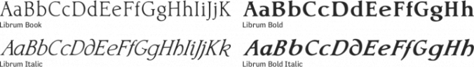 Librum Font Preview